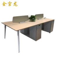 四人位办公桌2800×1200×990mm/张