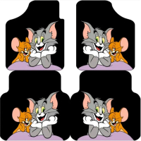 金宫龙 汽车脚垫通用款卡通可爱脚踏垫防滑耐磨速干可水洗车垫四季通用 片