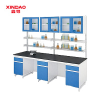 鑫导 实验桌 SYT86-吊柜全钢定制 米