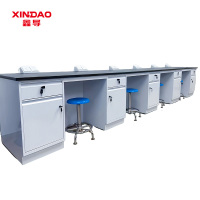 鑫导 实验桌 SYT93-全钢边台定制 米