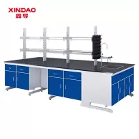 鑫导 钢木实验台 SYT141-钢木中央台定制 米