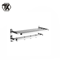 铁迅304不锈钢毛巾架LX42 个