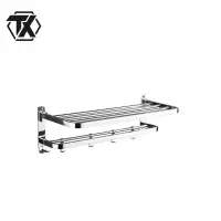铁迅304不锈钢毛巾架LX41 个