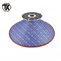 铁迅太阳能风扇帽斗笠帽MZ8 顶