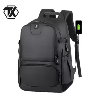 铁迅黑色双肩包SQ9 个