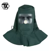 铁迅防粉尘帆布头套披肩帽X65 个