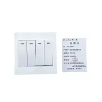 MEIKA 美家暗装墙壁开关 四开单控 个