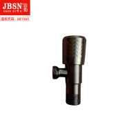 洁豹水暖不锈钢枪灰色三角阀