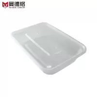 曼德铬 一次性方形餐盒 500ML 1个