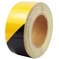 反光贴 黄黑 宽10CM 长50米