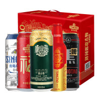 青島啤酒(TSINGTAO)全家福1*10礼盒