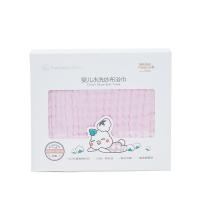 全棉时代PTY222145GA001152022夏水洗纱布浴巾 115cm×115cm(拉伸尺寸) 经典粉,1条装1条