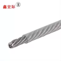 鑫宏际 不锈钢钢丝绳 包塑 3mm/米
