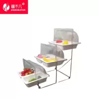 [疆不凡]不锈钢三层点心架S3/套