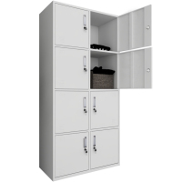 伟樽钢制更衣柜八门850*390*1800mm台