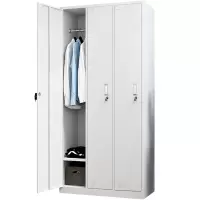 伟樽铁皮衣柜三门900*420*1800mm台