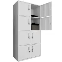 伟樽铁皮衣柜八门850*390*1800mm台