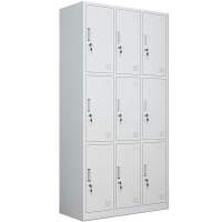 伟樽铁皮衣柜九门900*420*1800mm台