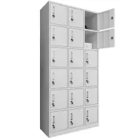 伟樽铁皮衣柜十八门900*350*1800mm台