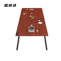盛铁达 八字脚高档会议桌2.4*1.2m STD-XS244 张