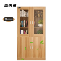 盛铁达 上玻璃书柜800*320*1800mm STD-XTSG01 个