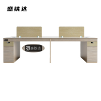 盛铁达 四人位办公桌2380*1200*750mm STD-XXZP40 张
