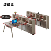 盛铁达 四人位办公桌3120*2400*1150mm STD-XXZP42 张