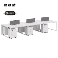 盛铁达 含柜办公桌3600*1200*750mm STD-XTBG39 张