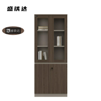 盛铁达 单板木框文件柜800*400*2000mm STD-XXAW08 个