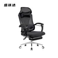 盛铁达 黑色网面办公午休椅70*63*38cm STD-HBWY009 把