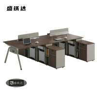 盛铁达 2人办公位1400*2400*1050mm STD-XXAZ07 张