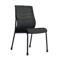 东杉培训椅 黑色网布办公椅会议椅培训桌椅 张