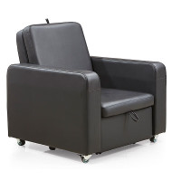 东杉沙发 折叠沙发商务沙发单人位 829mm*840mm*890mm