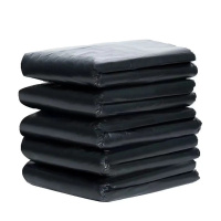 [鑫志友]黑色平口式塑料垃圾袋 加厚/特厚 3丝40*60cm 50个/捆(单位:捆)