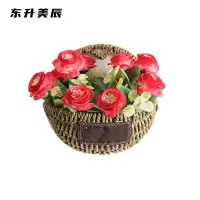 东升美辰 小号壁挂仿真花24*24*12cm DS-BH131 套