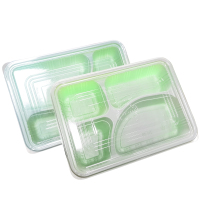 鑫金帆四格中餐盒1300ml/500套/箱