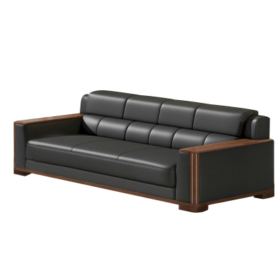 企来牛皮实木三人沙发 2050*900*920mm 个