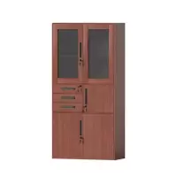 爱得帮仿木纹偏三屉铁皮柜 900*400*1850mm 组