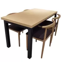 爱得帮餐桌椅组合 1400*800*750mm