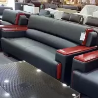 爱得帮 牛皮三人沙发 1900*950*930mm