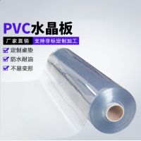朗茨 PVC水晶板 软玻璃透明光滑PVC桌垫桌布防水防油整卷 1mm*1m*33m 约40KG 1卷