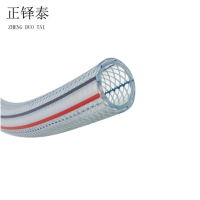 正铎泰 无味加厚 透明塑料水管 蛇皮管1寸 内径25mm 30米/卷