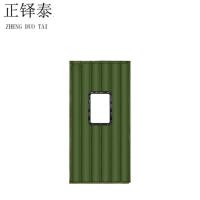 正铎泰 军绿色棉门帘带透明窗口送挂钩宽1.5米*高2.2米/ 个