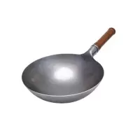 山水本色 老式铁锅炒锅大马勺 32cm 个