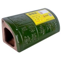 山水本色 陶瓷毒鼠盒鼠饵盒毒饵站 大号10个 件