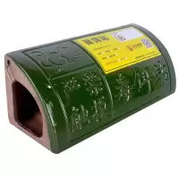 山水本色 陶瓷毒鼠盒鼠饵盒毒饵站 大号10个 件