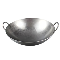 老式加厚铁锅炒锅 38cm 个