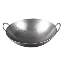 老式加厚铁锅炒锅 38cm 个