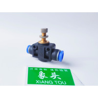 象头PU气管快接可调速阀SA管道节流阀 LSA-10