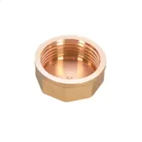 南方卫通 全铜加厚内外丝堵头 管帽 内外丝闷头 丝堵 管堵6分内丝